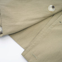 Justine belted-waist trench coat