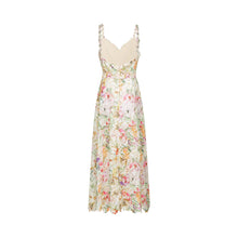 Enora lace floral embroidered midi dress