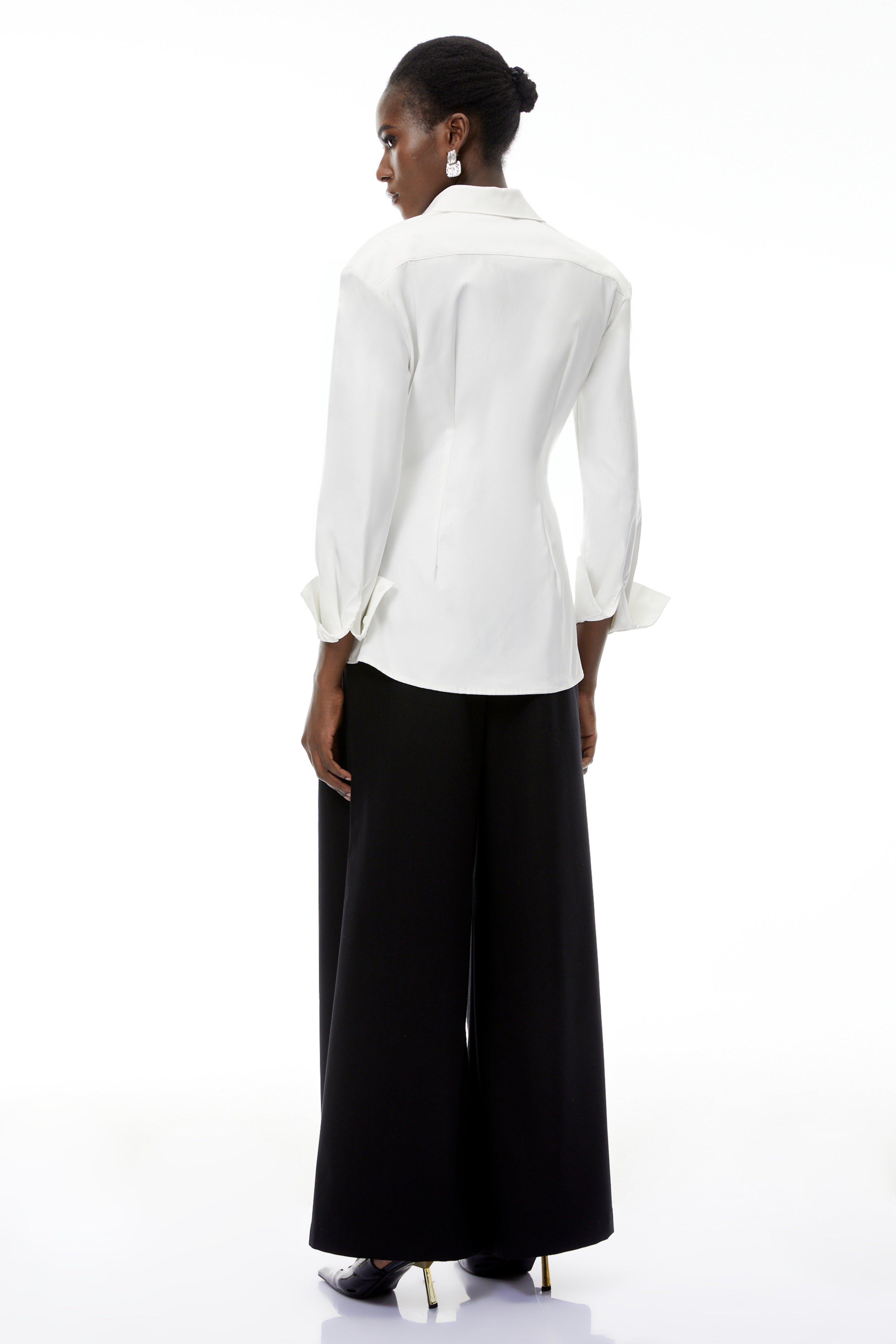 Brooke White Button Down Shirt