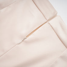 Roxanne Neutral Mock Neck Blouse & Mermaid Skirt Set