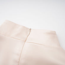 Roxanne Neutral Mock Neck Blouse & Mermaid Skirt Set