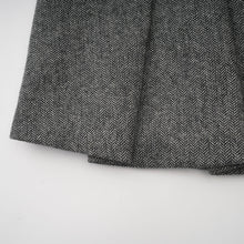 Agathe grey herringbone top & shorts matching set
