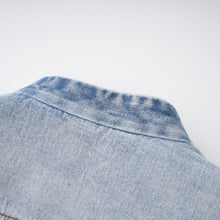 Edda Light Blue Belted Denim Jacket