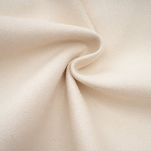 Cécile white suede fur padded short coat