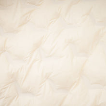Cécile white suede fur padded short coat