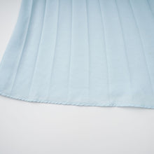 Andréa Blue Pleated Maxi Dress with Cutout Detail