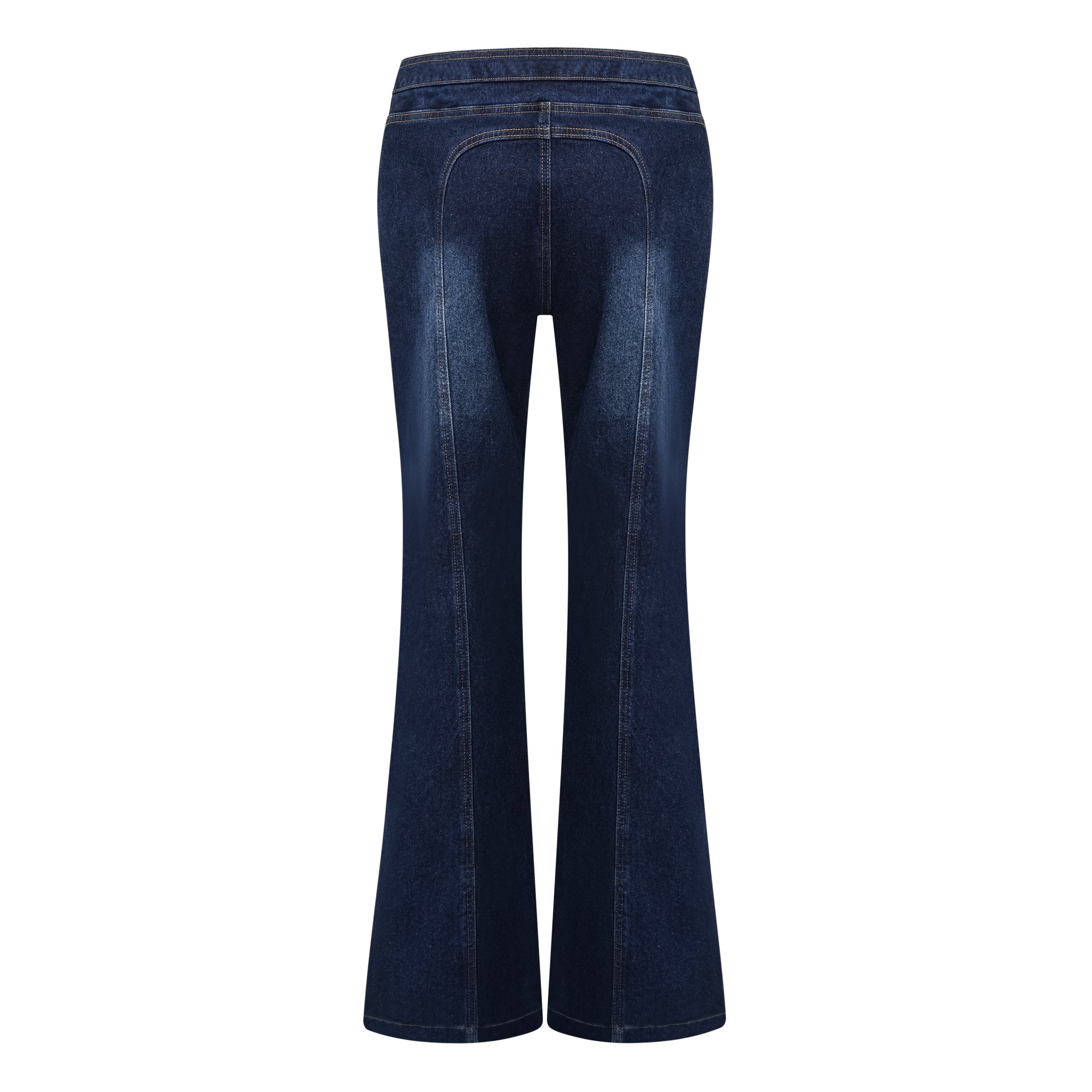 Kiona Indigo Blue Denim Lace-Up Co-ord Set