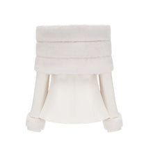 Caitlin Faux-fur Jacket & Skirt Matching Set